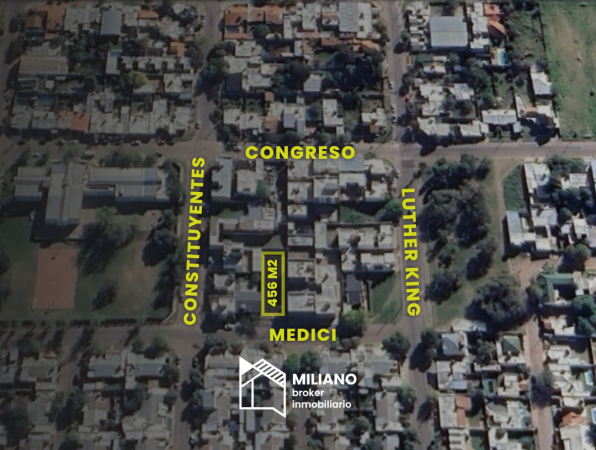 Terreno 456m2 - B° Congreso - Ideal Desarrollo Inmobiliario - Santa Rosa La Pampa