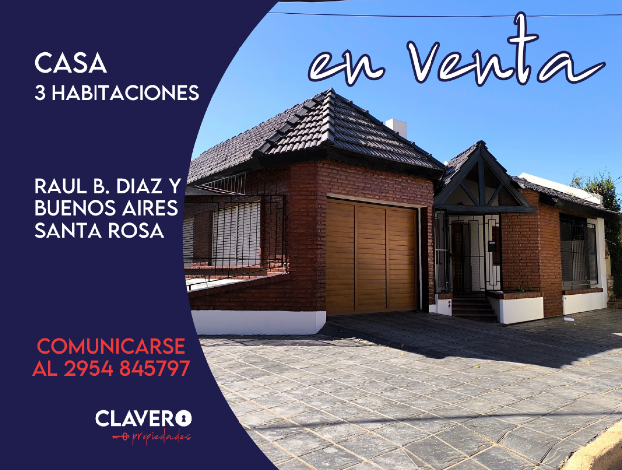Hermosa Casa - Raul B Diaz esquina Buenos Aires, B° Tomas Mason, Santa Rosa.