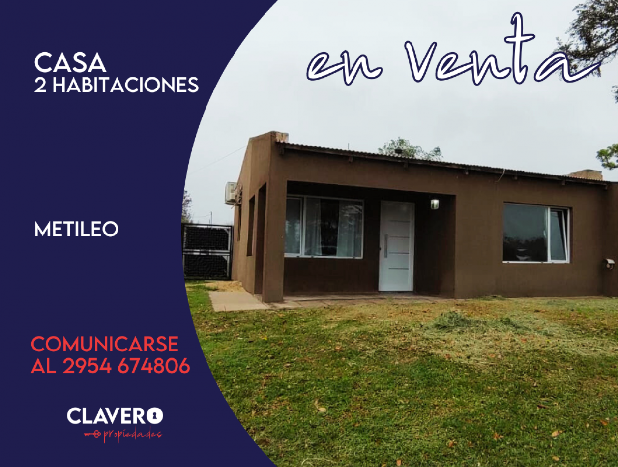 Venta casa en Metileo
