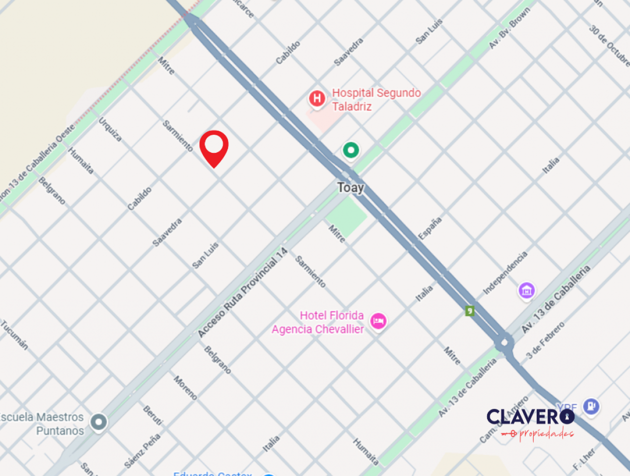 Terreno con todos los servicios en Toay