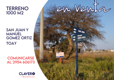 Terreno en Toay - Barrio CORTADERAS II 