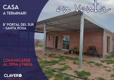 Se Vende: Terreno + Construccion + Servicios